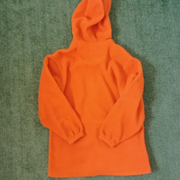 Woolrich Orange Zip Up Hoodie Size XL - Picture 2 of 3